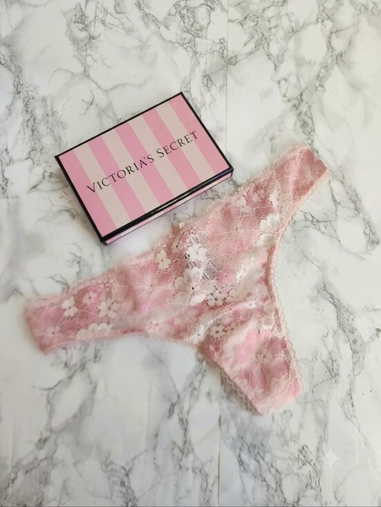 Victoria's Secret Other - Victorias Secret Thong String  Floral Lace panty XL